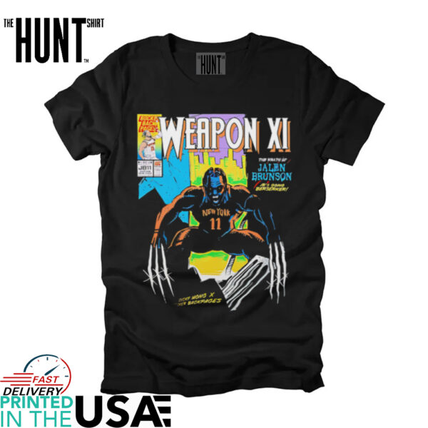 Weapon Xi New York 11 Jalen Brunson Berserker shirt