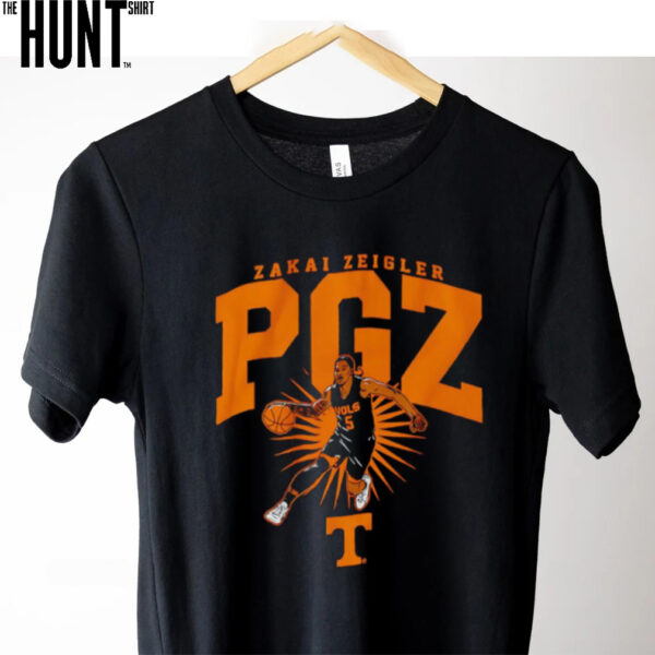 Zakai Zeigler PGZ Tennessee basketball shirt