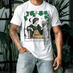 Funny Patrick’s Day The Sassy Lass Tarot Card Shirt