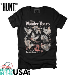 The Wonder Years Burst And Decay Bird Collage T shirts