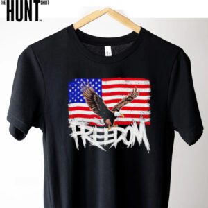 Freedom American Eagle American Flag Patriotic graphic shirt