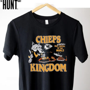 Kansas City Chiefs Kingdom And Football BBQ Capital Of The World Guy Fieri’s Flavortown NFL x Guy Fieri’s Flavortown Tailgate Mascot T Shirts