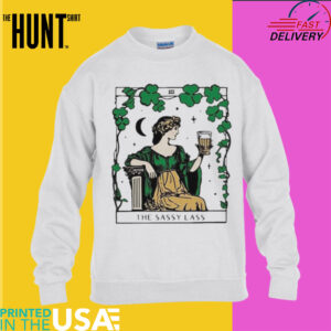 Funny Patrick’s Day The Sassy Lass Tarot Card Shirt