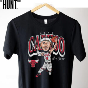 Alex Caruso Chicago Bulls cartoon shirt