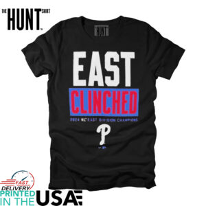 Philadelphia Phillies 2024 East Clinched National League East Division Champions T Shirts