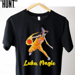 LA Lakers wizard Luka Magic skeleton shirt