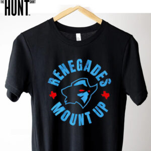 Arlington Renegades UFL Renegades Mount Up logo shirt