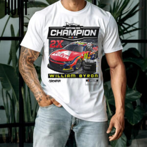 Official William Byron Daytona 500 Champion 2X NASCAR Cup Series 2025 t shirt