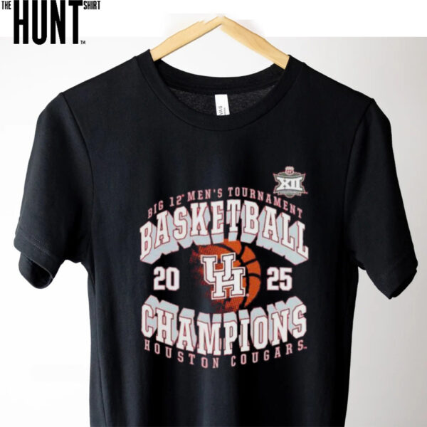 2025 Big 12 Men’s Basketball Tournament Champions Houston Cougars shirt