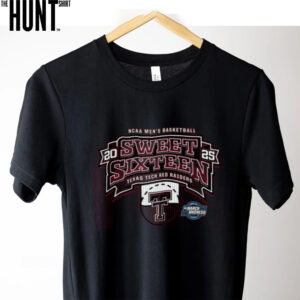 Texas Tech Basketball 2025 Sweet 16 tshirt