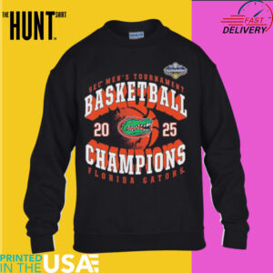 Florida Gators 2025 SEC Men’s Basketball Conference Tournament Champions shirt