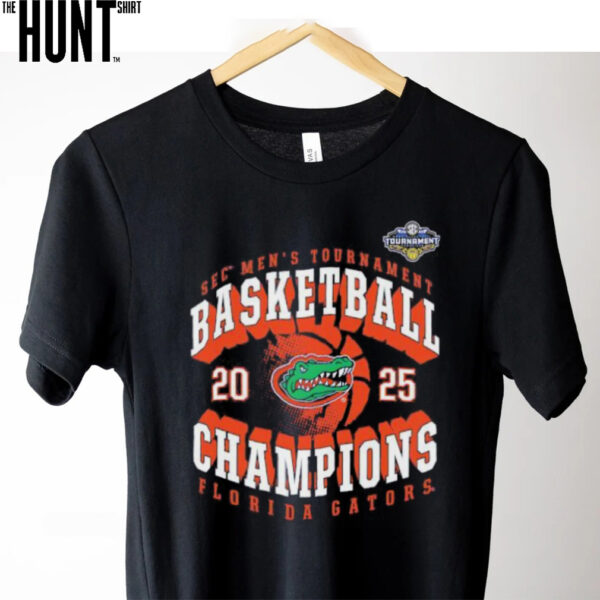 Florida Gators 2025 SEC Men’s Basketball Conference Tournament Champions shirt