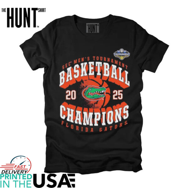 Florida Gators 2025 SEC Men’s Basketball Conference Tournament Champions shirt