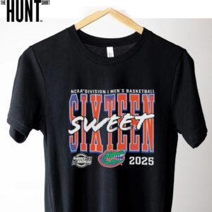 Florida Gators 2025 Division NCAA Men’s Basketball Tournament March Madness Sweet 16 T shirts